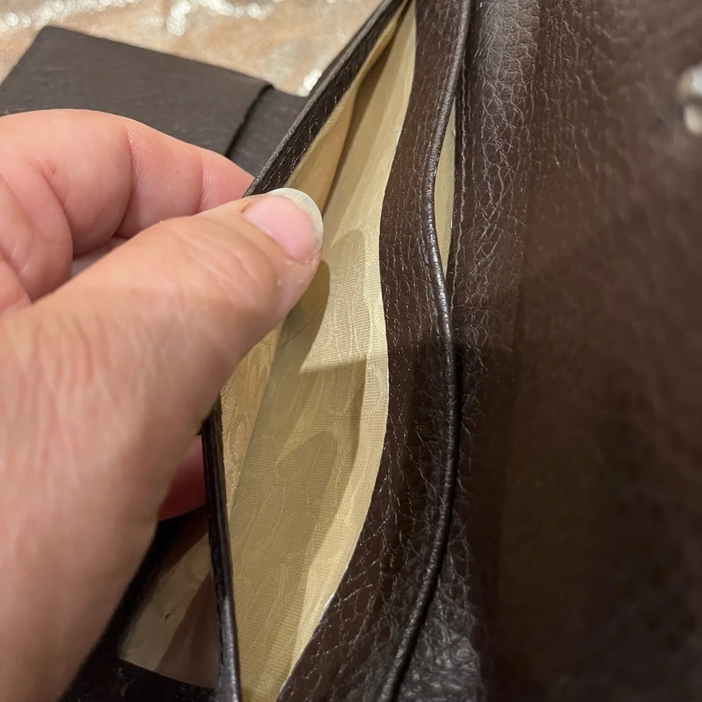 Coach Preloved Trifold Monogram Wallet - Picture 12 of 14